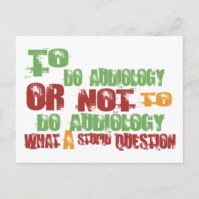 To Do Audiology Postcard (Front)