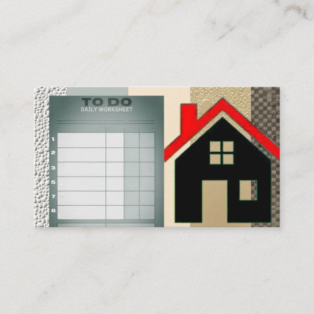 To do daily card (Front)