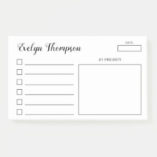 To Do List Check Box Post-it Notes