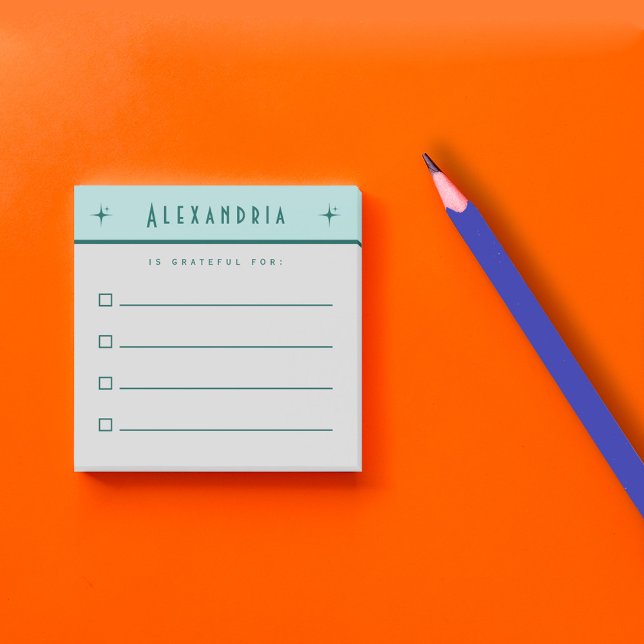 To Do List, Gratitude Checklist Post-it Notes (Creator Uploaded)