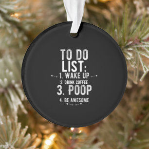 To do list inspirational ornament