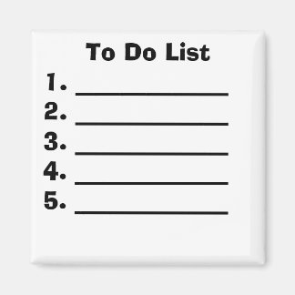 To Do List Magnet