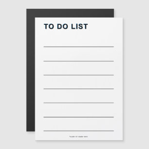 To Do List Magnetic Invitation
