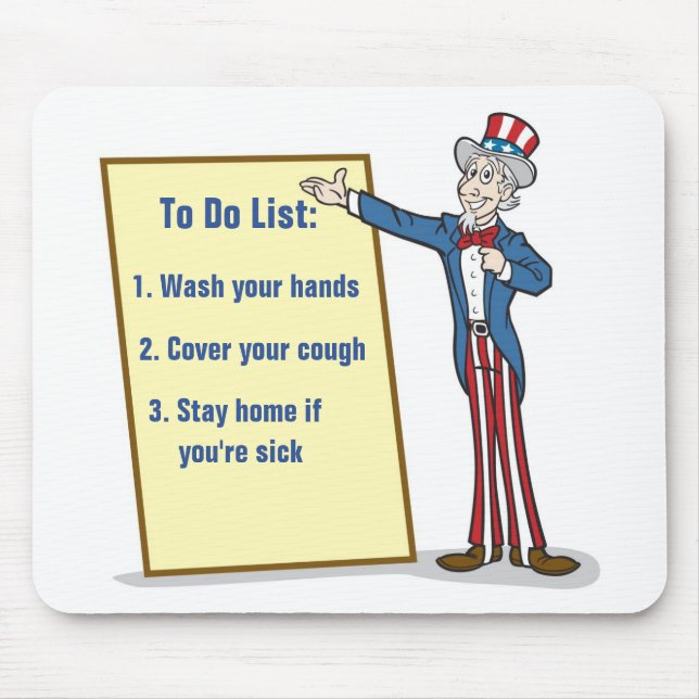 To Do List Mouse Mat (Front)