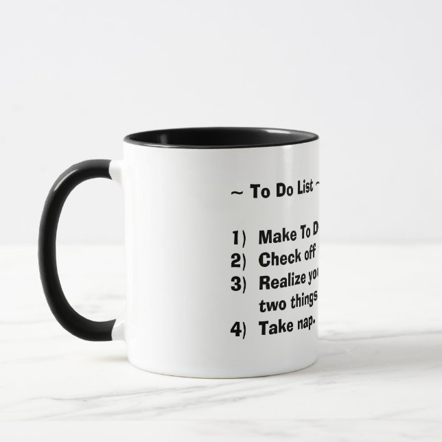 To Do List Mug (Left)