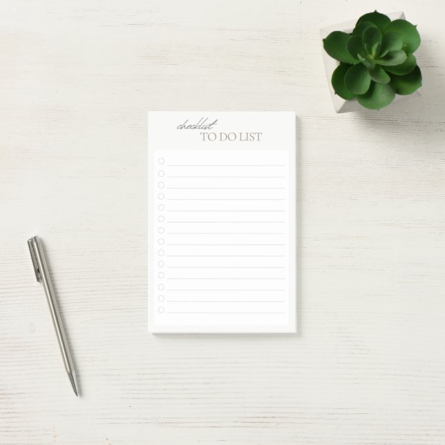 TO do list - neutrals  Post-it Notes (Office)