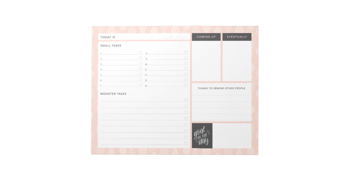 To Do List Notepad For The Micromanager Zazzle Co Uk