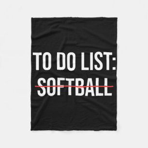 To Do List Softll Funny Softll Player Sarcastic Co Fleece Blanket