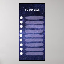 To do list space design Poster