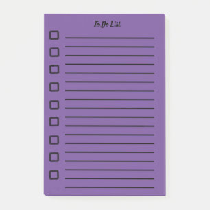 To Do List Sticky Note Purple 2