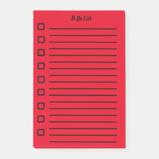 To Do List Sticky Note Red 2