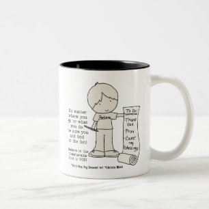 To Do List Two-Tone Coffee Mug