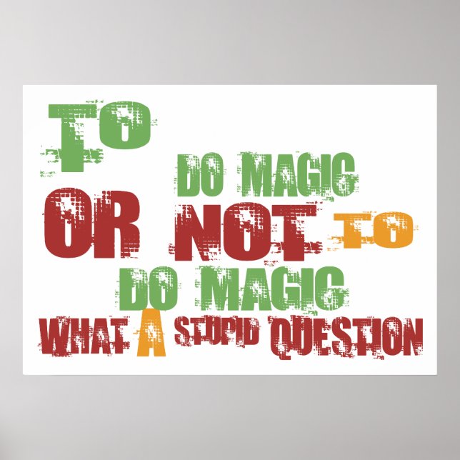 To Do Magic Poster (Front)