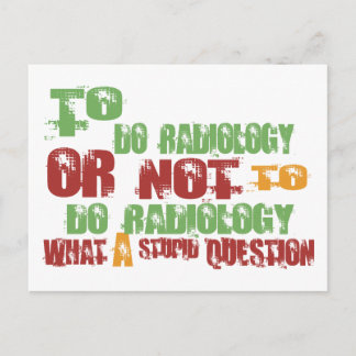 To Do Radiology Postcard