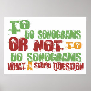 To Do Sonograms Poster