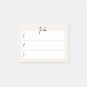 “To-Do” Sticky Note – Minimal Neutral Design
