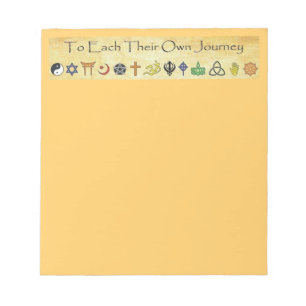 To Each Their Own Journey Notepad