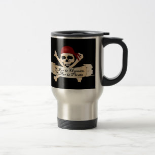 To Err is Human, To Arr is Pirate Travel Mug