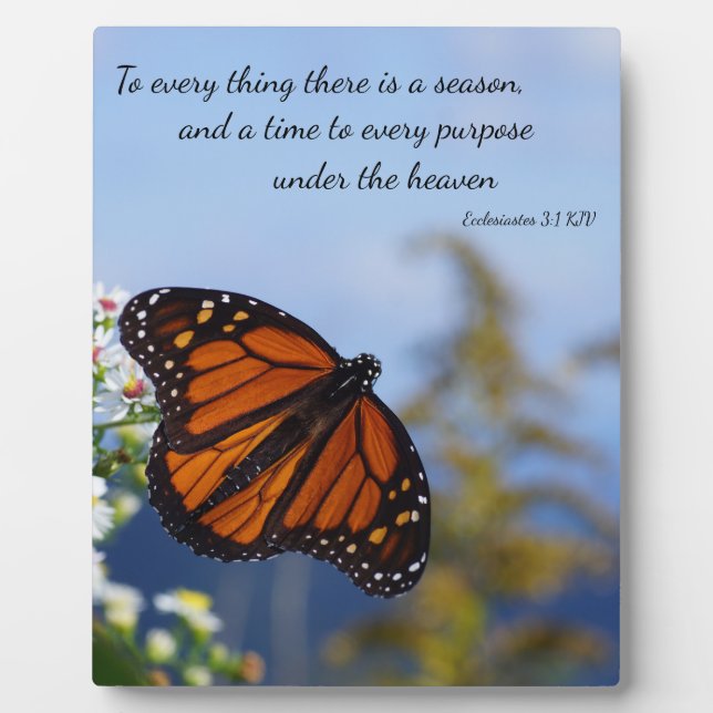 To Everything There is a Season Plaque (Front)