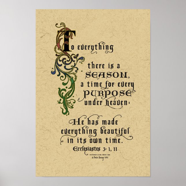 To everything there is a SEASON Poster (Front)