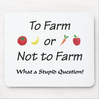 To Farm or not to farm Version 2 Mouse Mat