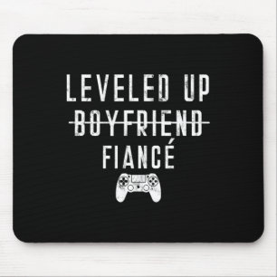 To Fiance Level Levelled Levelling Up Video Game Mouse Mat