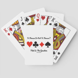 To Finesse Or Not To Finesse? That Is The Question Playing Cards