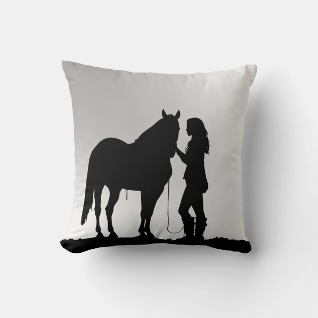To Fly Without Wings just Ride a Horse  Cushion (Front)