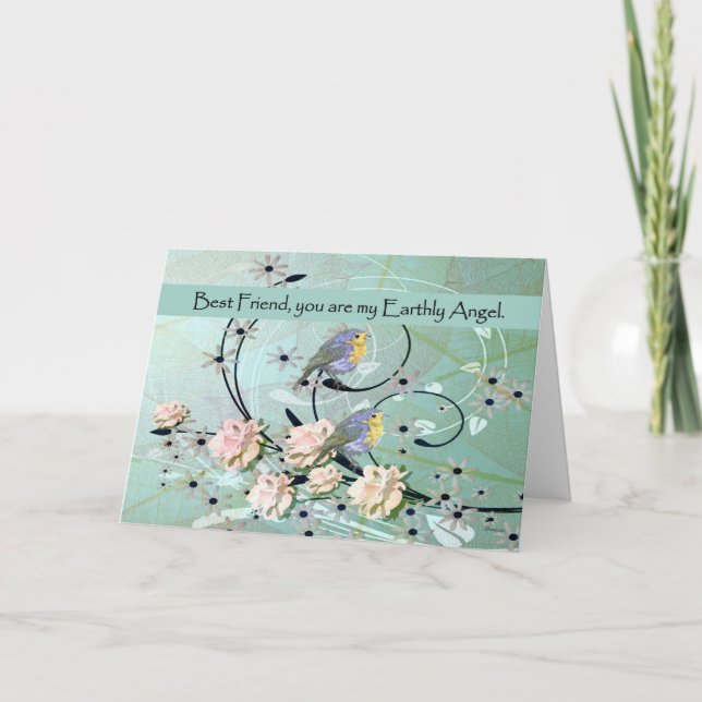 To Friend (Goodbye From Terminally ill Friend) Card (Front)