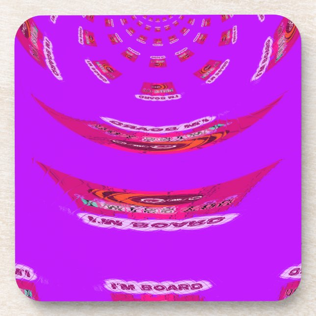 To Funny I Miss You I am Bored Coaster (Front)