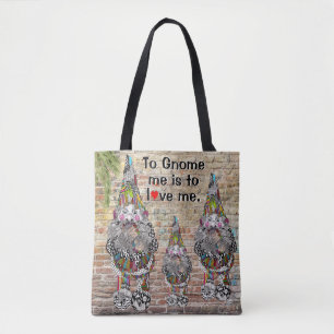 To Gnome Me is to Love Me Gnome Tote Bag