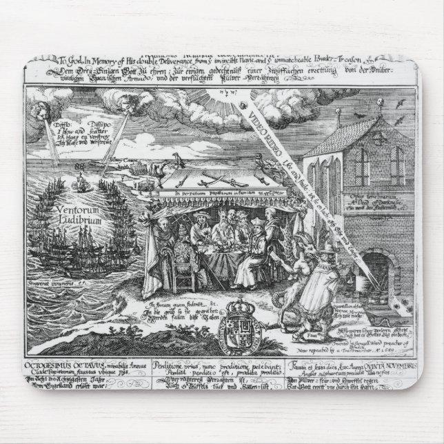 To God, in Memory of his Double Deliverance Mouse Mat (Front)