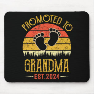 To Grandma 2024 Mothers Day For New Grandmother Mouse Mat