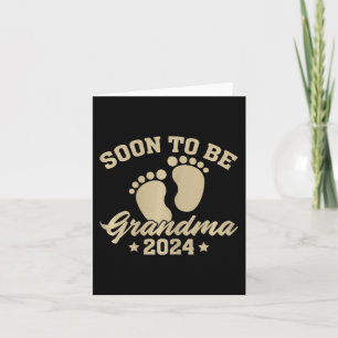 To Grandma 2024 Mothers Day Soon To Be Grandma  Card