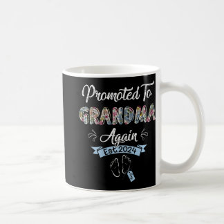 To Grandma Again Est 2024 Pregnancy Announcement  Coffee Mug