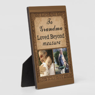 To Grandma – Loved Beyond Measure Plaque