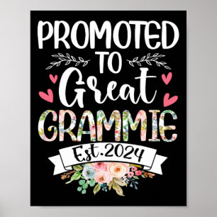 To Great Grammie Est 2024 Mothers Day Poster