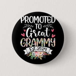 To Great Grammy Est 2024 Mothers Day 6 Cm Round Badge