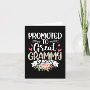 To Great Grammy Est 2024 Mothers Day  Card