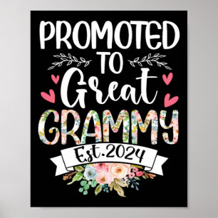 To Great Grammy Est 2024 Mothers Day Poster