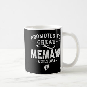 To Great Memaw 2024 Mothers Day First Time Mum Coffee Mug