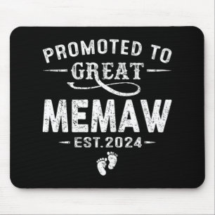 To Great Memaw 2024 Mothers Day First Time Mum  Mouse Mat