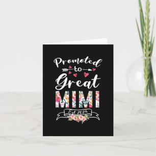 To Great Mimi Est 2024 Mothers Day Flower Card