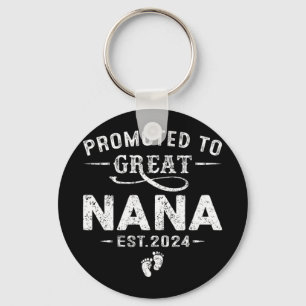 To Great Nana 2024 Mothers Day First Time Mum Key Ring