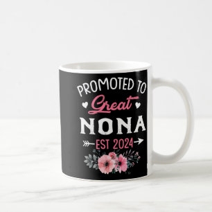 To Great Nona Est 2024 Flower  Coffee Mug