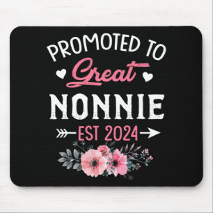 To Great Nonnie Est 2024 Flower  Mouse Mat