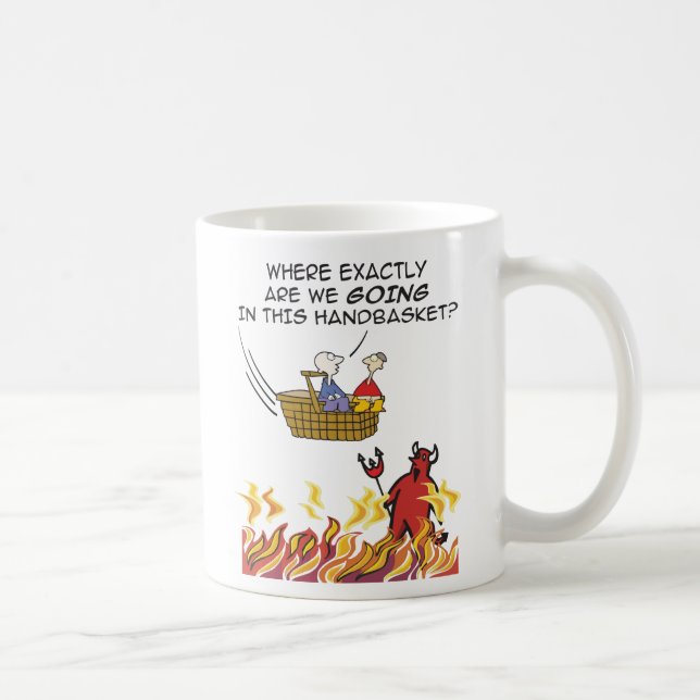 To Hell in a Handbasket Mug (Right)