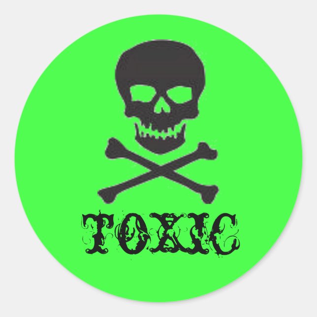 To)(ic Classic Round Sticker (Front)