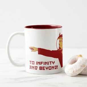 To infinity and bey Two-Tone coffee mug