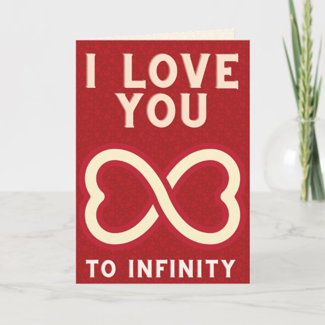 To Infinity & Beyond Valentine Card (Front)